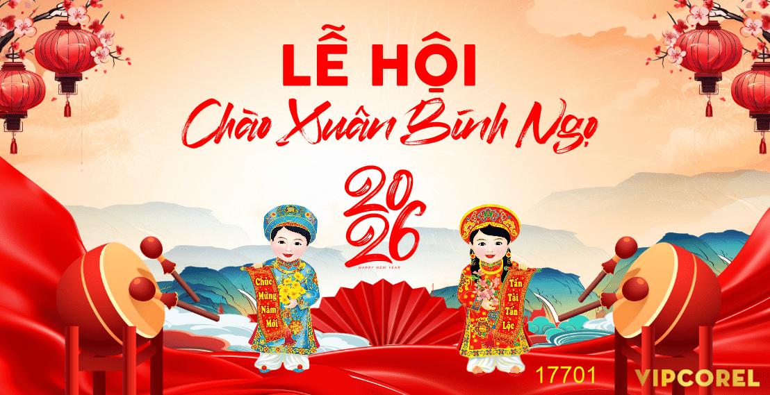 Backdrop Happy New Year 2026 file corel #326