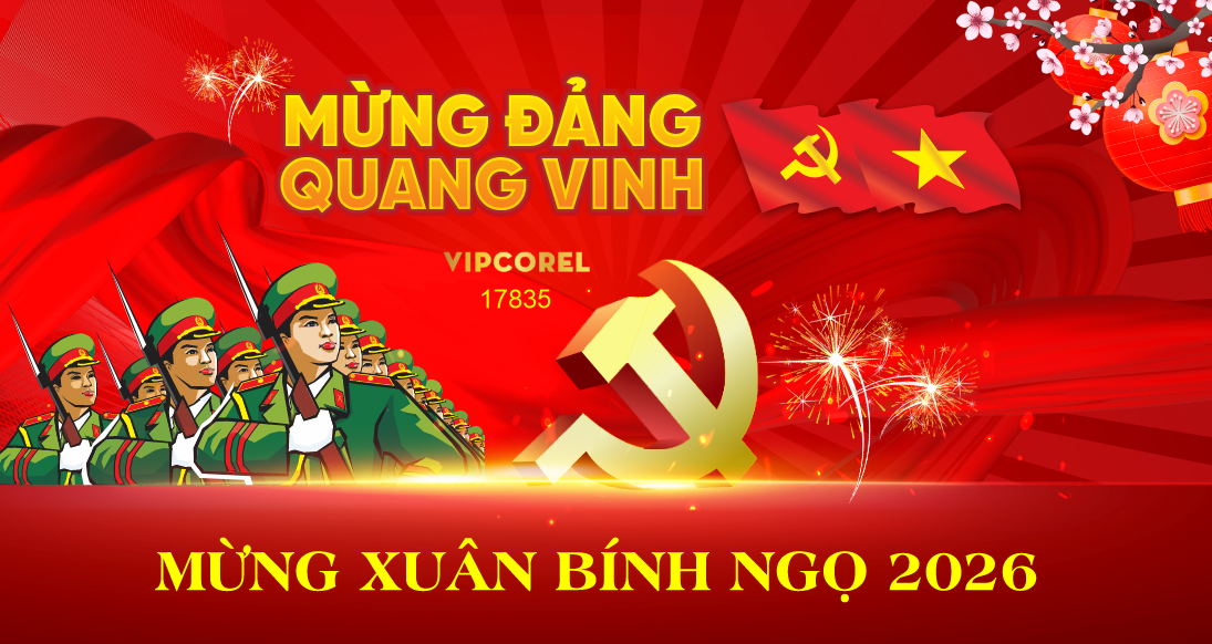 Market Chúc mừng năm mới 2026 file corel #412