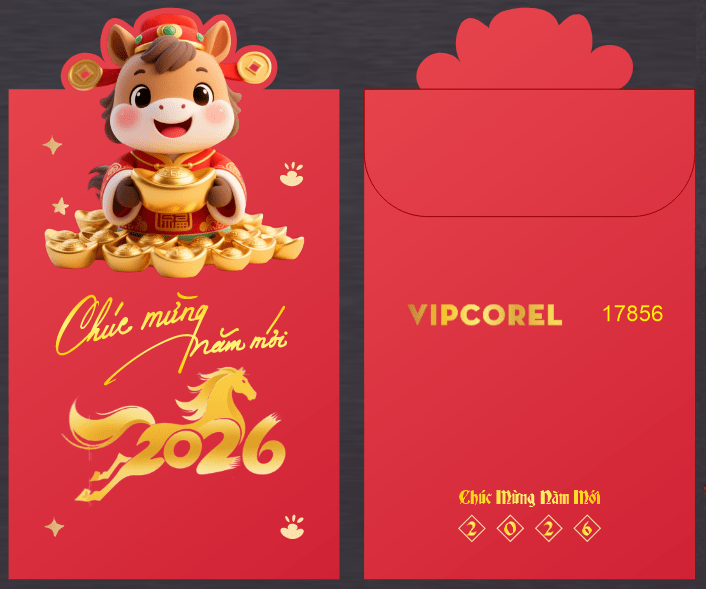 Market Chúc mừng năm mới 2026 file corel #433