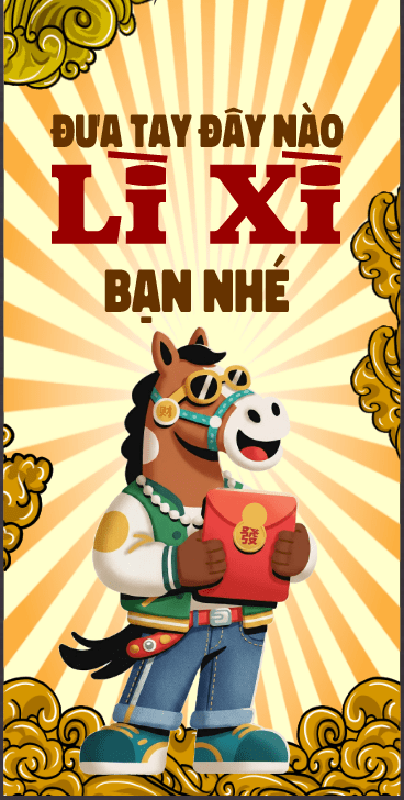 Bao Lixi Chúc mừng năm mới 2026 file corel #462