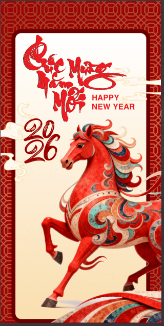 Bao Lixi Chúc mừng năm mới 2026 file corel #464