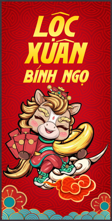 Market Chúc mừng năm mới 2026 file corel #477