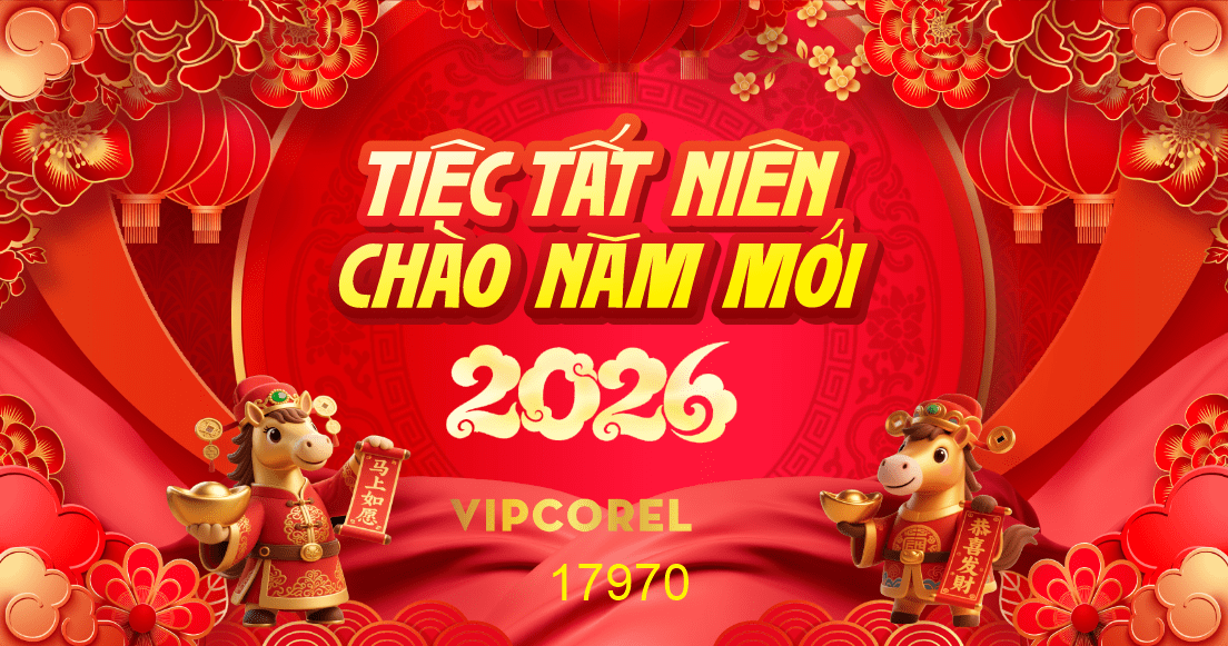 Market Chúc mừng năm mới 2026 file corel #514