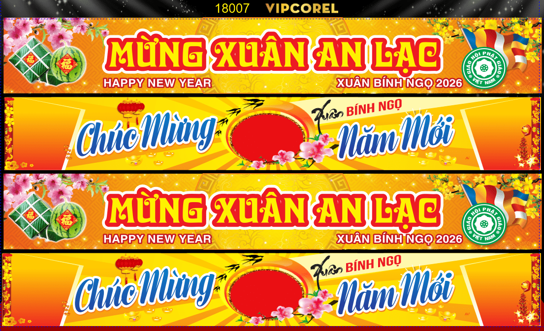 Băng rôn chúc mừng năm mới 2026 #7