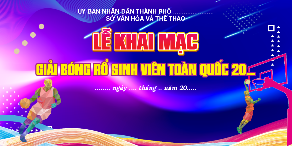 Market Lễ Khai Mạc Giải bóng rổ sinh viên toàn quốc