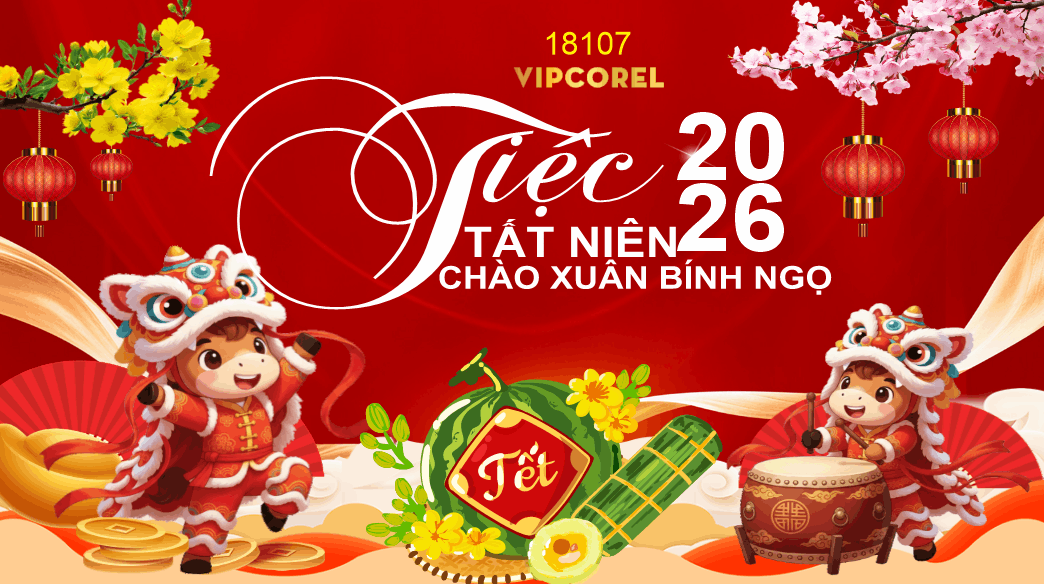 Market Chúc mừng năm mới 2026 file corel #550
