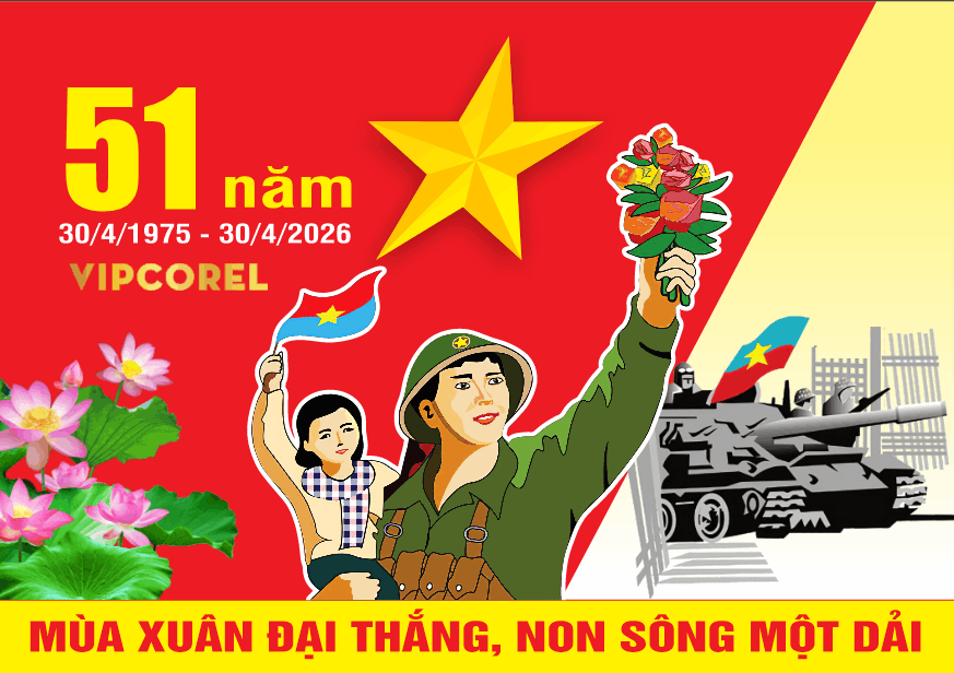 Pano chào mừng kỷ niệm 51 năm 30-4 năm 2026 #30