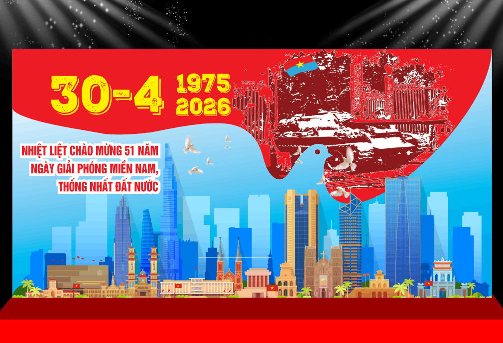 Pano chào mừng kỷ niệm 51 năm 30-4 năm 2026 #41