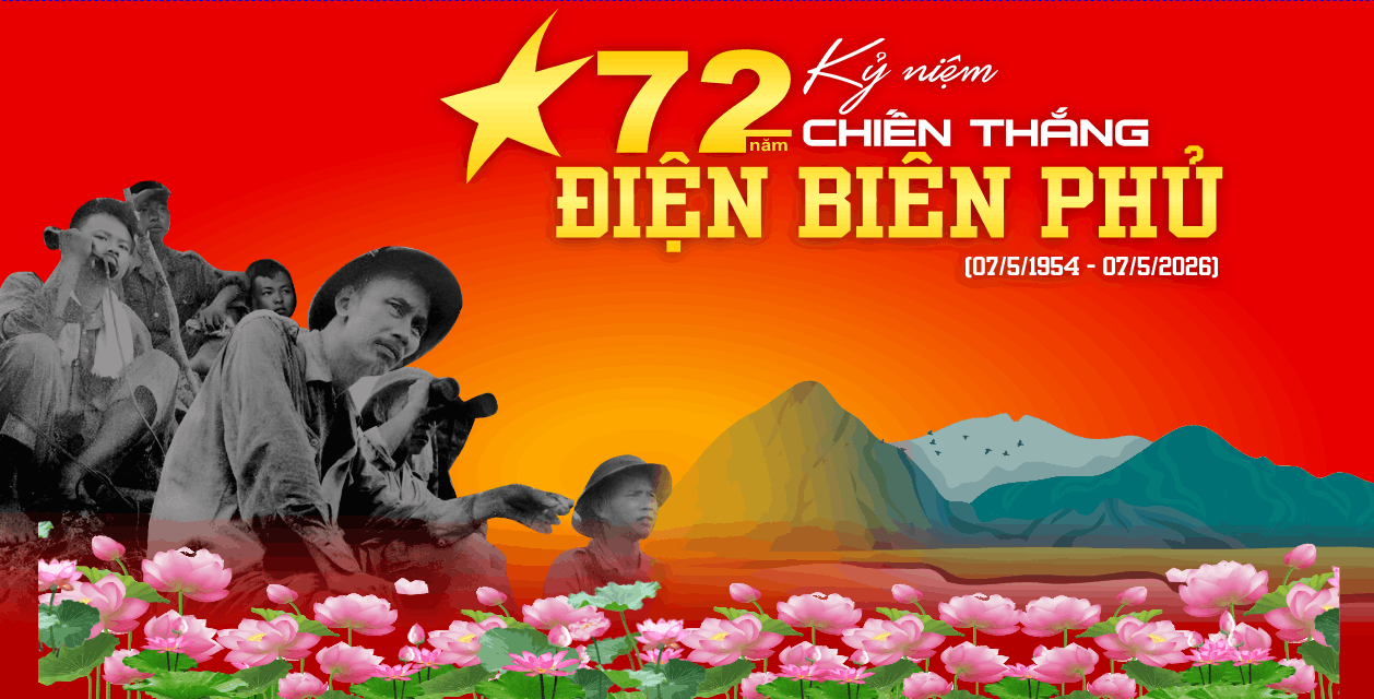 Pano kỷ niệm 72 năm chiến thắng điện biên phủ file cdr