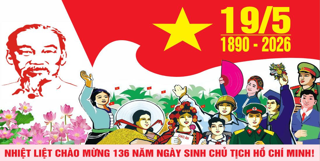 Pano nhiệt liệt chào mừng 136 năm ngày sinh chủ tịch