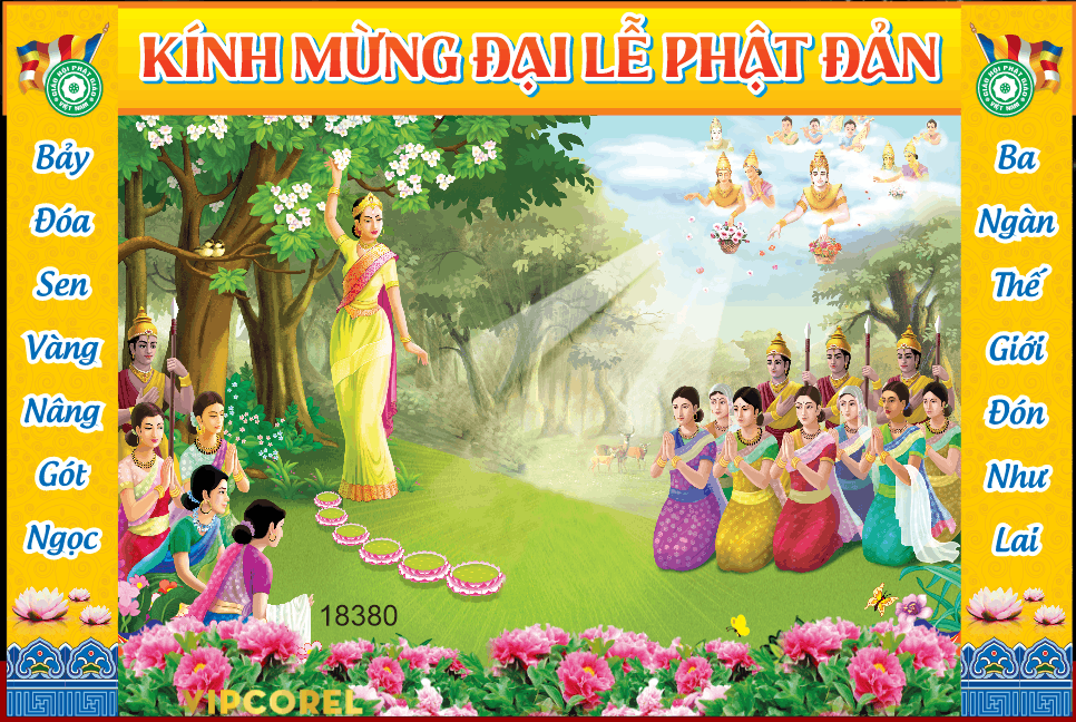 Market Kính mừng đại lễ Phật Đản 2026 file cdr