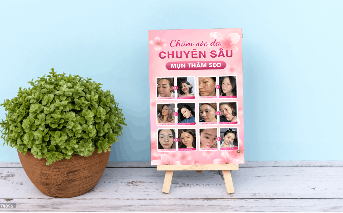 Bảng chăm sóc da chuyên sâu - mụn thâm sẹo