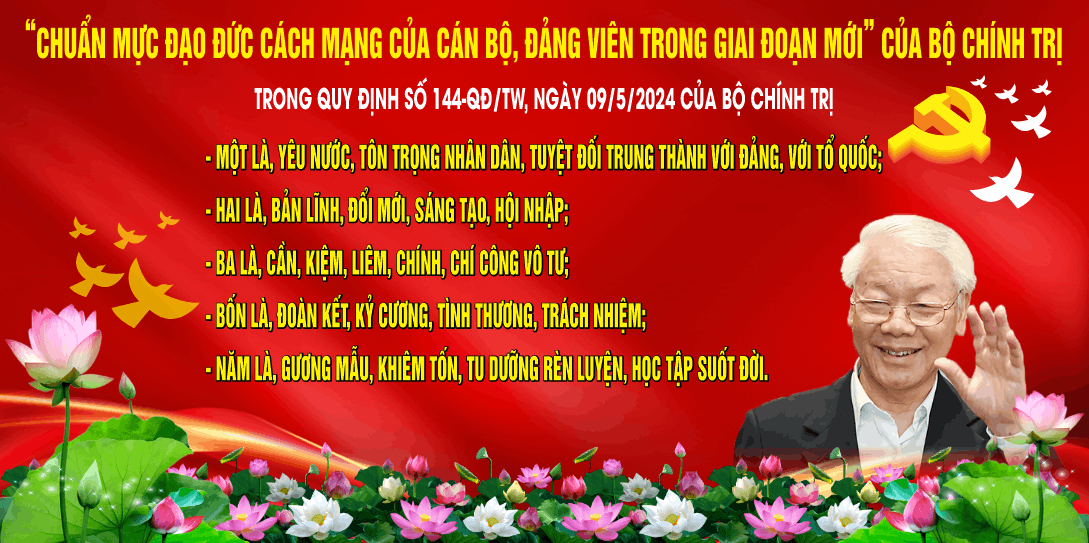 Chuẩn mực đạo đức cách mạng của cán bộ Đảng viên