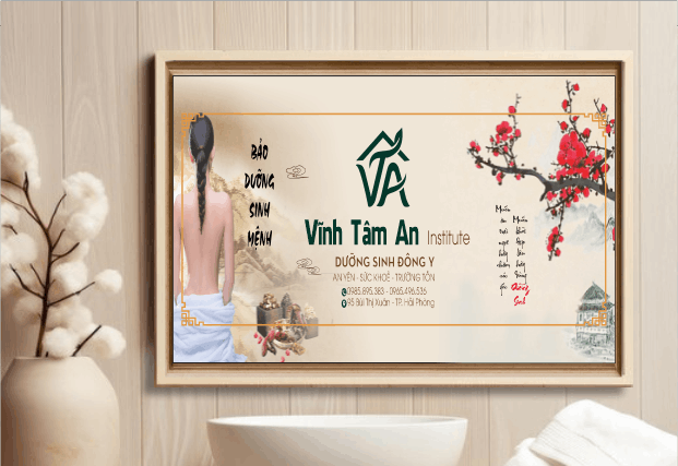 Tranh dưỡng sinh Đông Y file corel x7