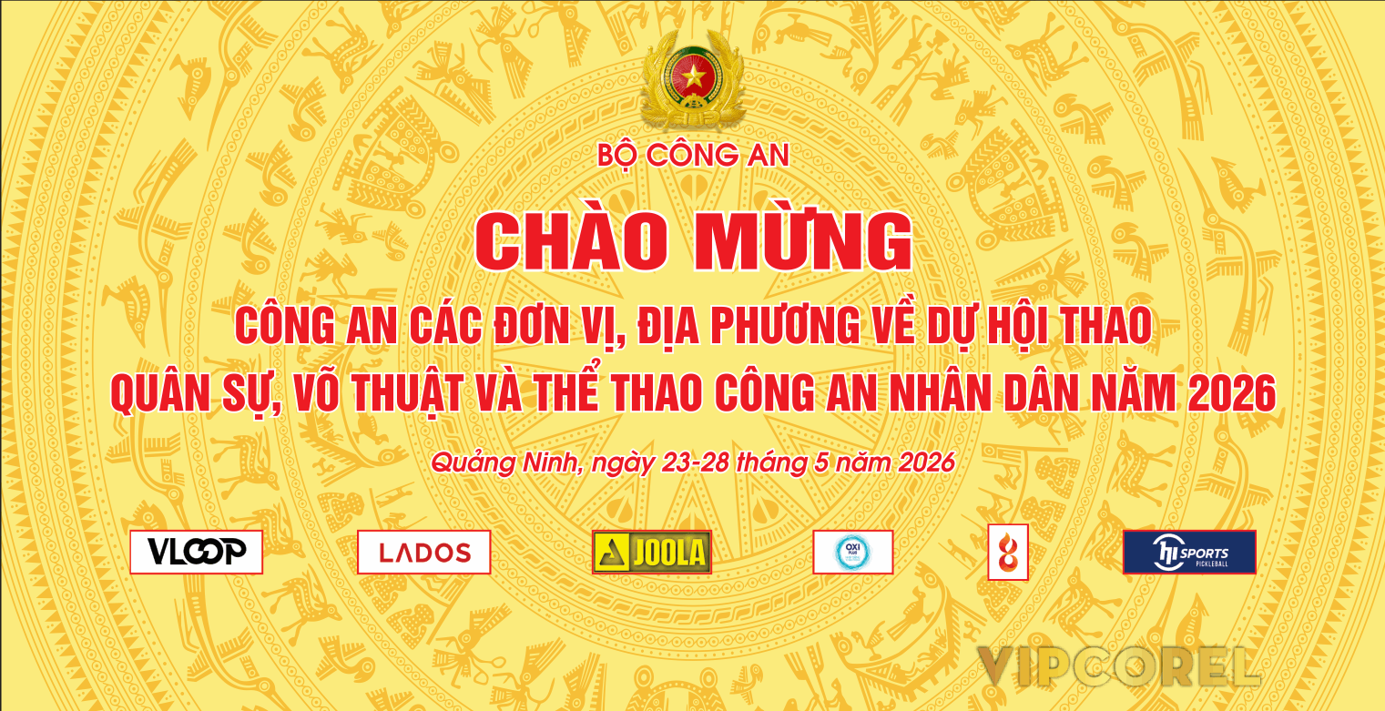 Market chào mừng... nền vàng trống đồng chìm