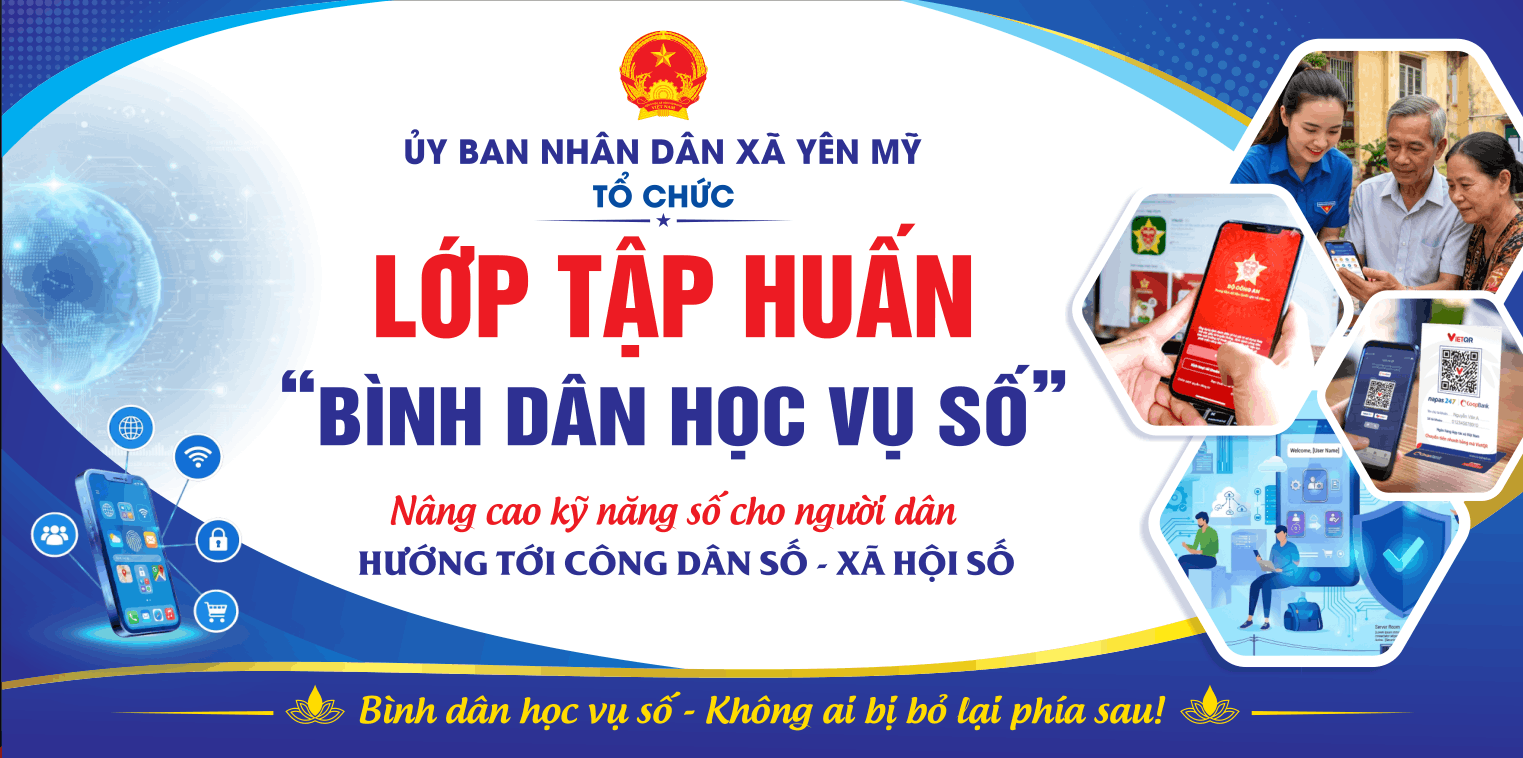 Market lớp tập huấn "bình dân học vụ số"
