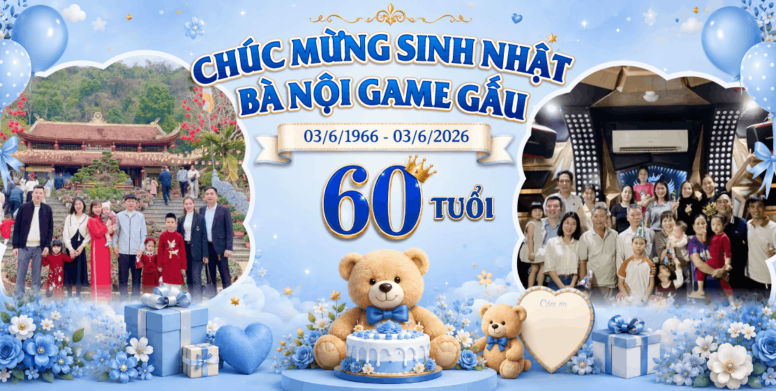 Market Chúc mừng sinh nhật Bà Nội 60 tuổi