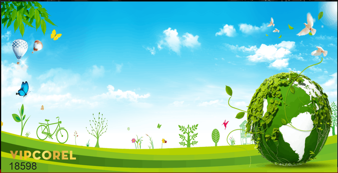 Background bảo vệ môi trường xanh sạch đẹp
