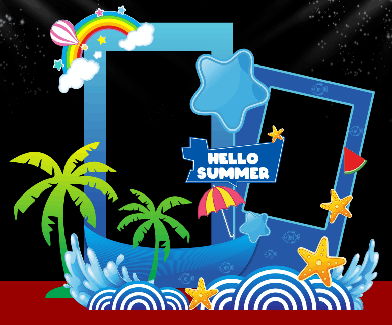 Market chụp ảnh Hello Summer file corel x7