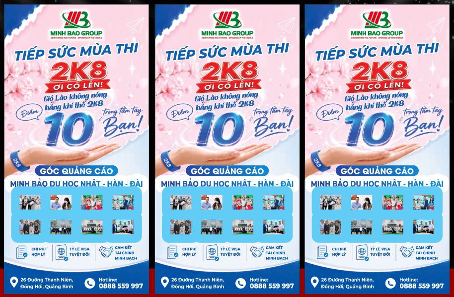 Standee tiếp sức mùa thi năm 2008 file corel