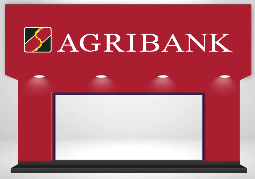 Biển quảng cáo Agribank file corel