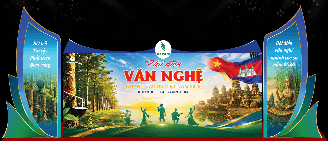Market hội diễn văn nghệ ngành cao su Việt Nam