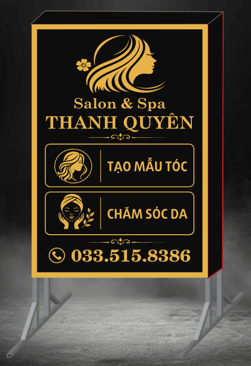 Biển vẫy quảng cáo Salon & Spa Thanh Quyên