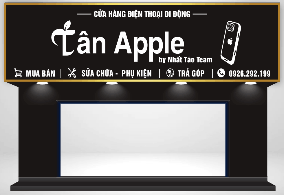 Biển quảng cáo cửa hàng điện thoại di động