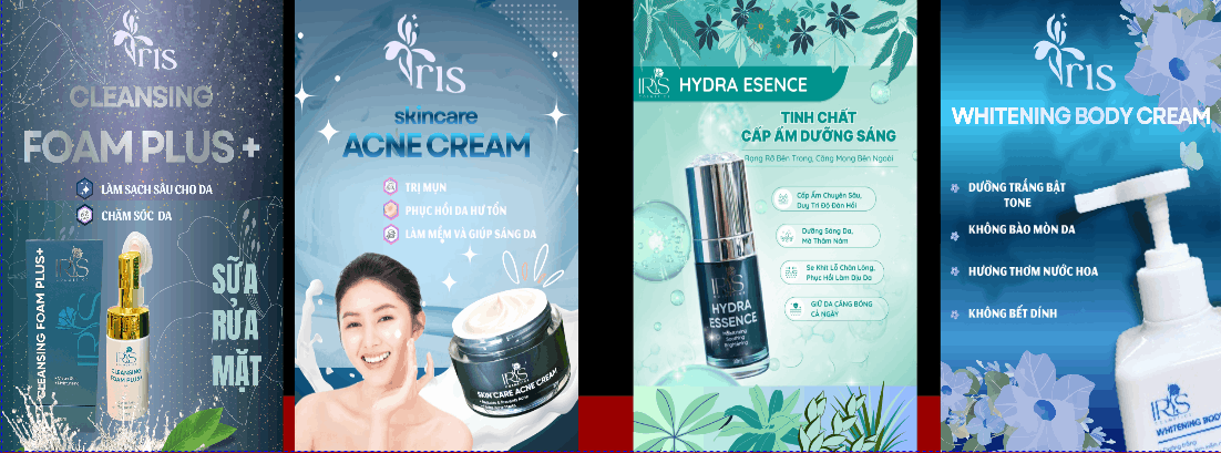Poster/banner quảng cáo mỹ phẩm file cdr x7