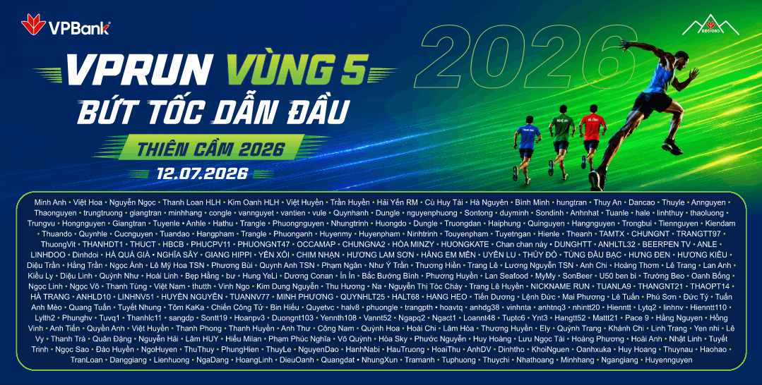 Chương trình VPRUN Vùng 5 – Bứt tốc dẫn đầu file cdr