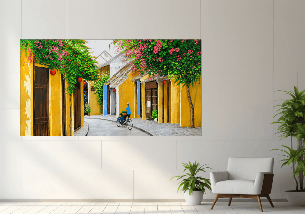 Tranh treo tường phong cảnh phố cổ Hội An