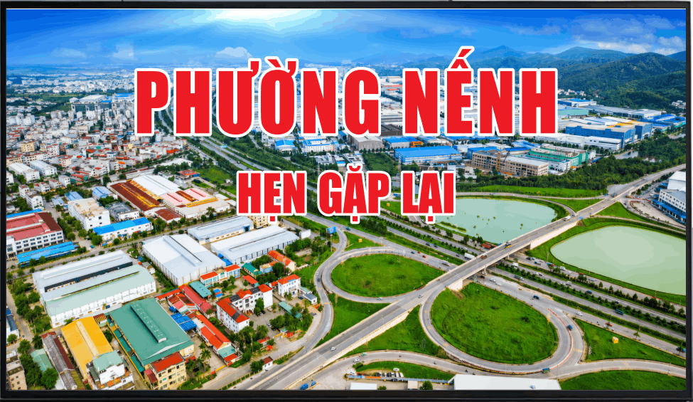 Pano chào tạm biệt của phường Nếnh file corel