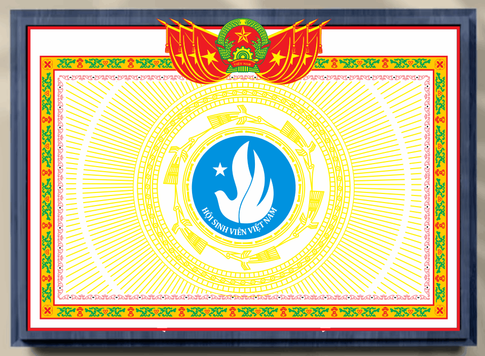 bằng khen Hội sinh viên trong trường file cdr