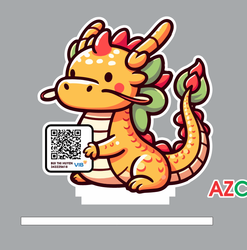 Bảng mã QR chuyển khoản để bàn file corel