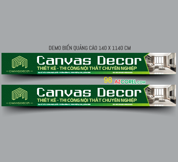 File thiết kế biển quảng cáo Nội thất Decor file cdr