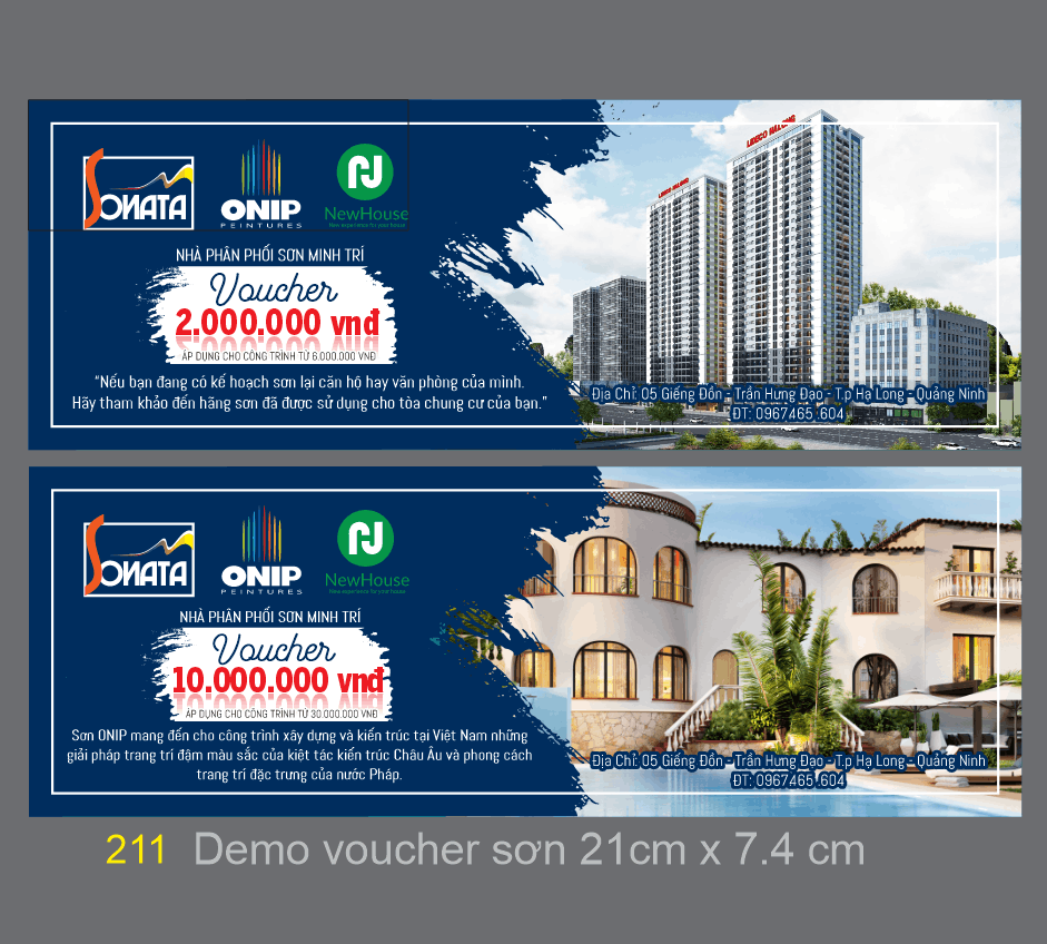 Voucher Nhà phân phối sơn Minh Trí file corel x7