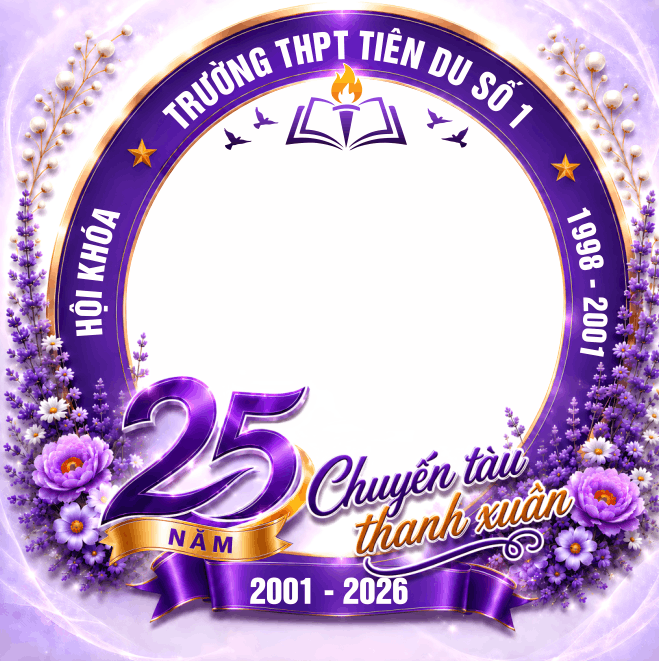 Ảnh bìa Avatar facebook Trường THPT Tiên Du file cdr