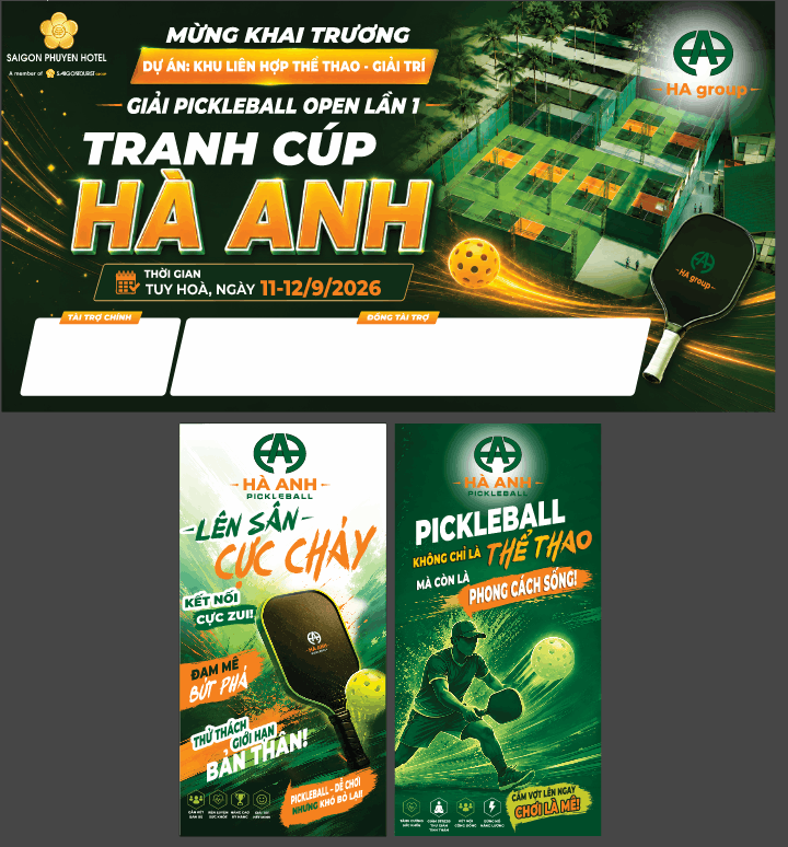 Market Giải pickleball Open tranh cúp Hà Anh