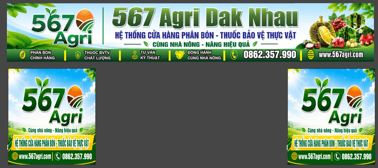 Bảng hệ thống cửa hàng phân bón file corel
