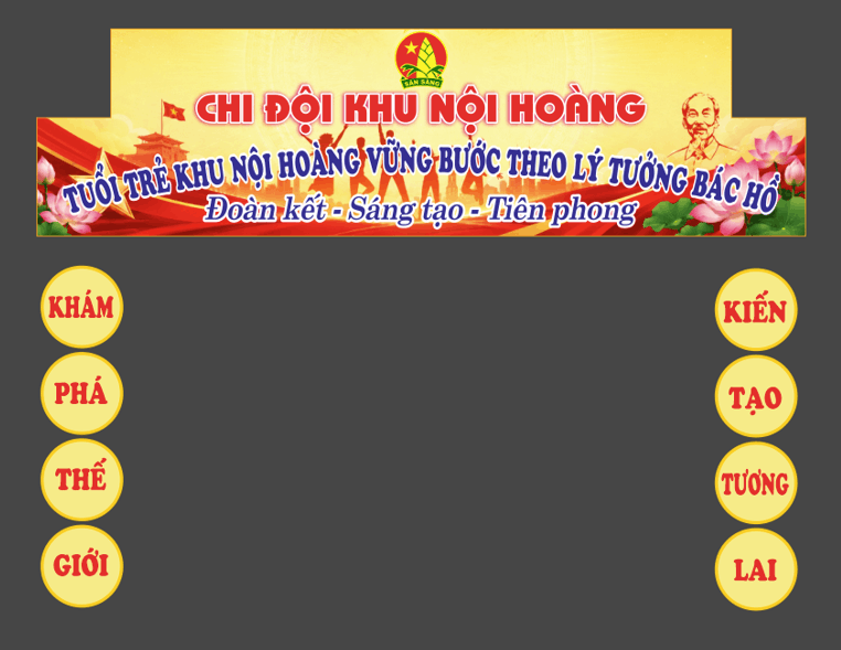 Cổng trại Chi đội Khu Nội Hoàng Tuổi trẻ file cdr