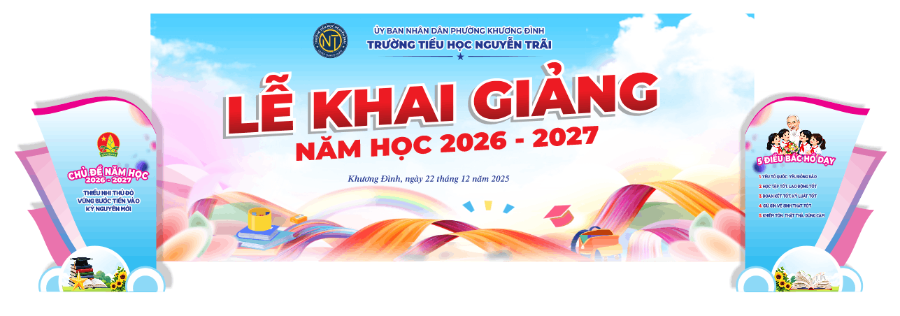 Lễ Khai Giảng năm học 2026 - 2027 file corel x7