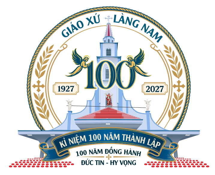Logo Giáo xứ Làng Nam kỷ niệm 100 năm thành lập