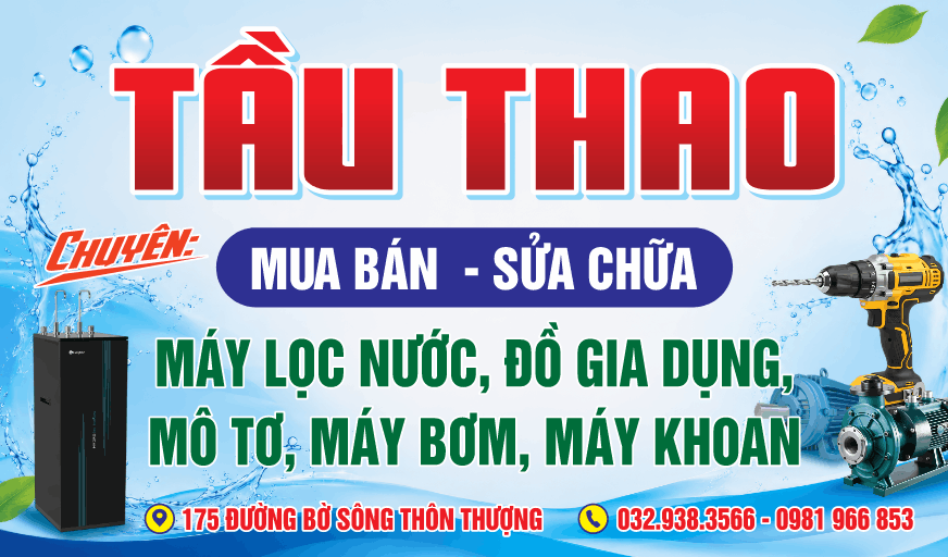 Biển mua bán sửa chữa máy lọc nước