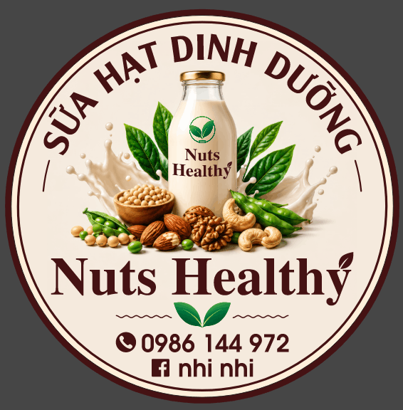 Logo sữa hạt dinh dưỡng Nuts healthy 2