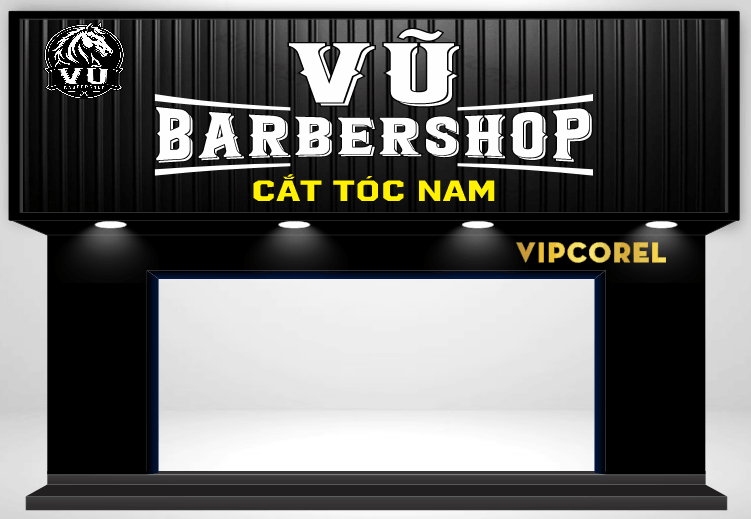 Biển quảng cáo Barbershop cắt tóc nam