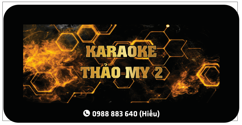 Thiết kế Bàn karaoke Thảo My 2 file corel