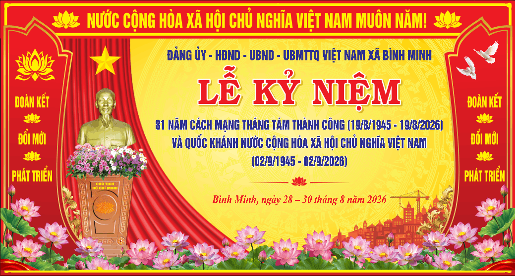 Market Lễ kỷ niệm Cánh mạng tháng tám và 2/9