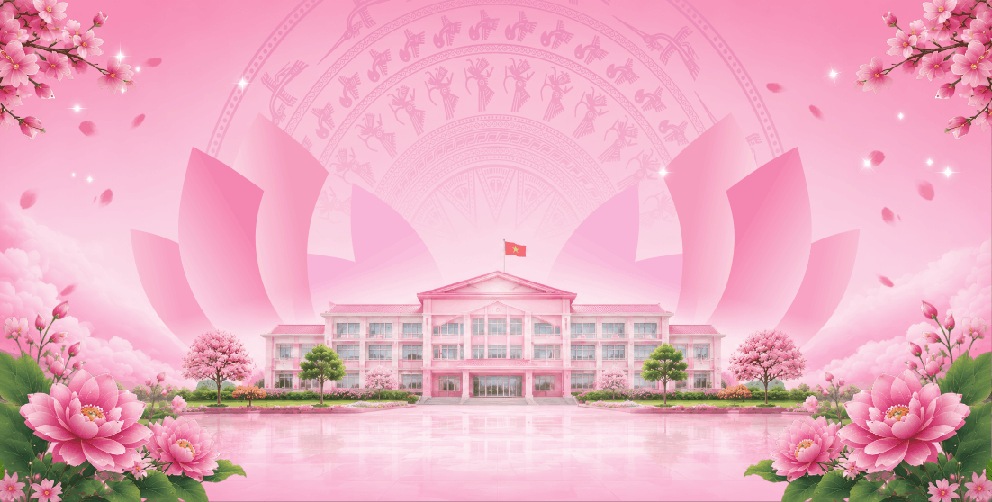 Nền trang trí sân trường trong trường học