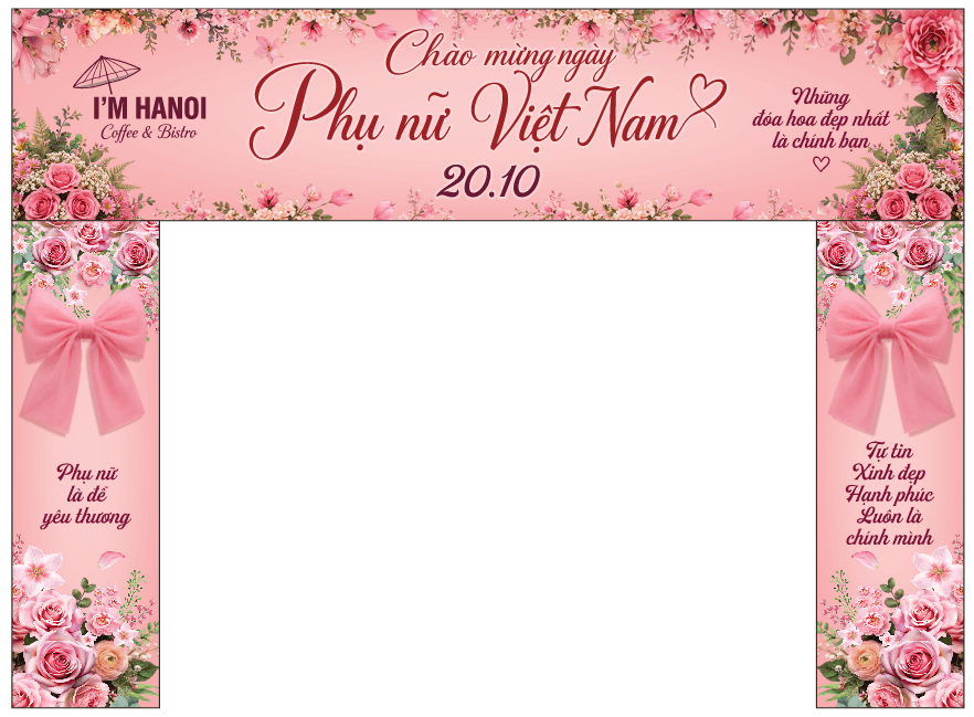 Cổng chào mừng ngày Phụ nữ Việt Nam 20-10