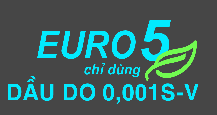 Decal dán xe Euro 5 chỉ dùng dầu 0,001s-v